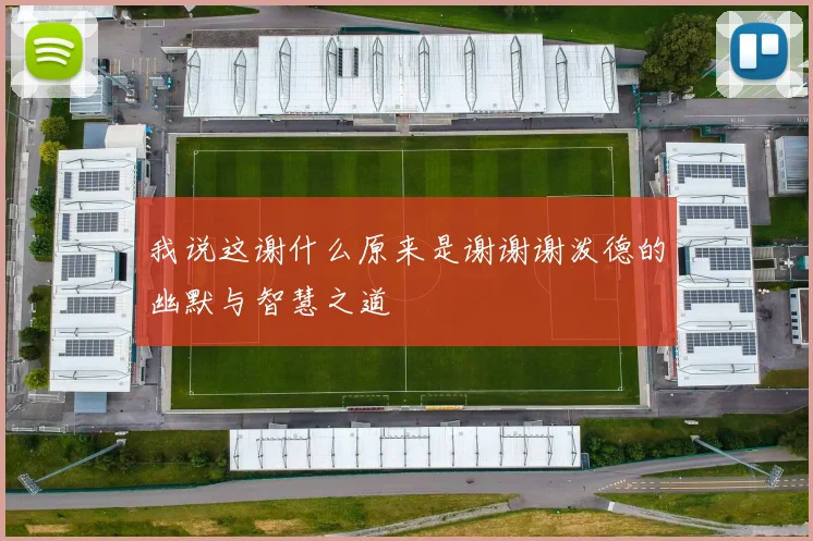 我说这谢什么原来是谢谢谢泼德的幽默与智慧之道